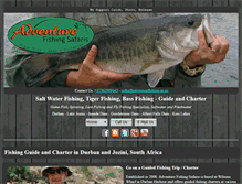 Tablet Screenshot of adventurefishing.co.za